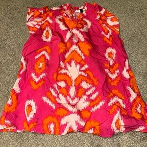 Vibrant Pink and Orange Women's Top